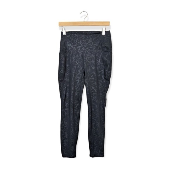 New-spyder Active Performance High Rise Legging SidePockets, Spyder Web Print LG - Picture 7 of 16